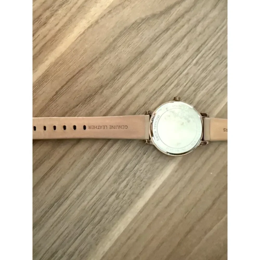 Michael Kors Brown and Rose Gold Watch